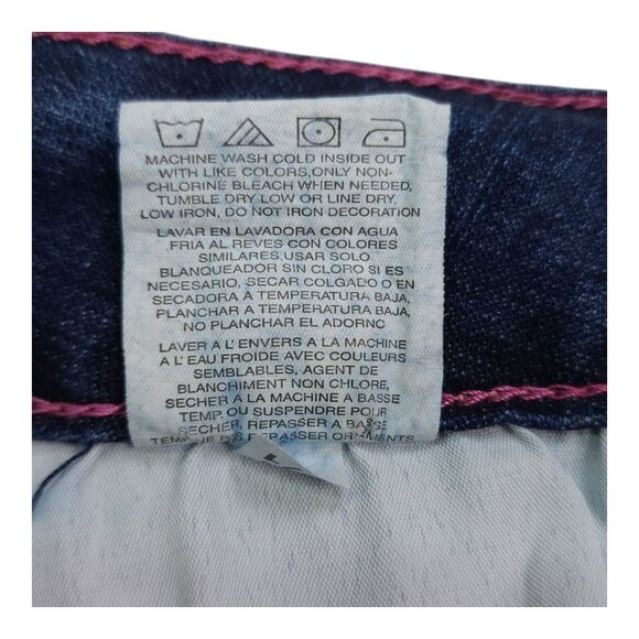 Wrangler Womens Bootcut Jeans 11X36 Blue Denim Mid-Rise Embroidered Pockets - Picture 8 of 11